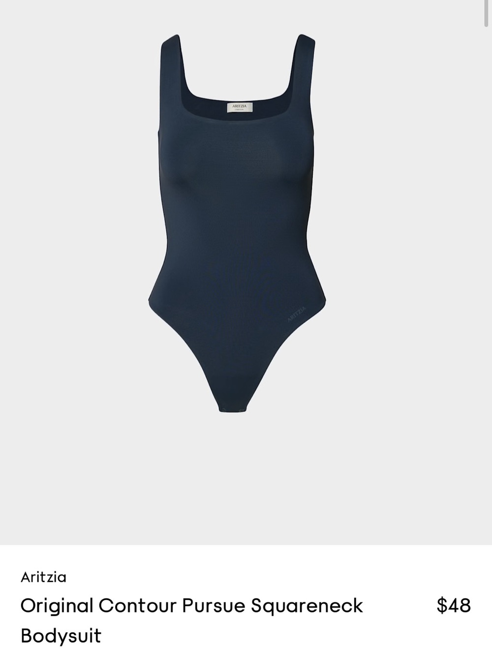 Babaton Green Squareneck Bodysuit